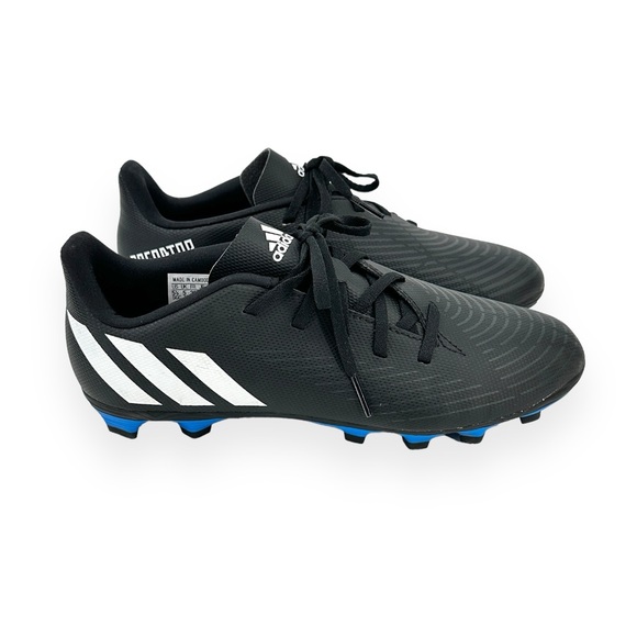 NIB Adidas Black Predator Edge.4 Flexible Ground Soccer Cleats sz 5.5 Men’s